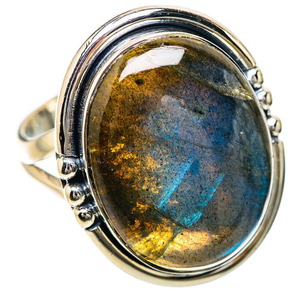 Labradorite Rings handcrafted by Anasilvercos - RING133792 - Photo 2