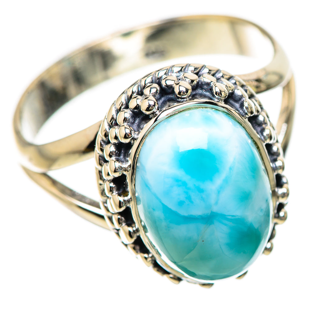 Larimar Rings handcrafted by Anasilvercos - RING133797 - Photo 2