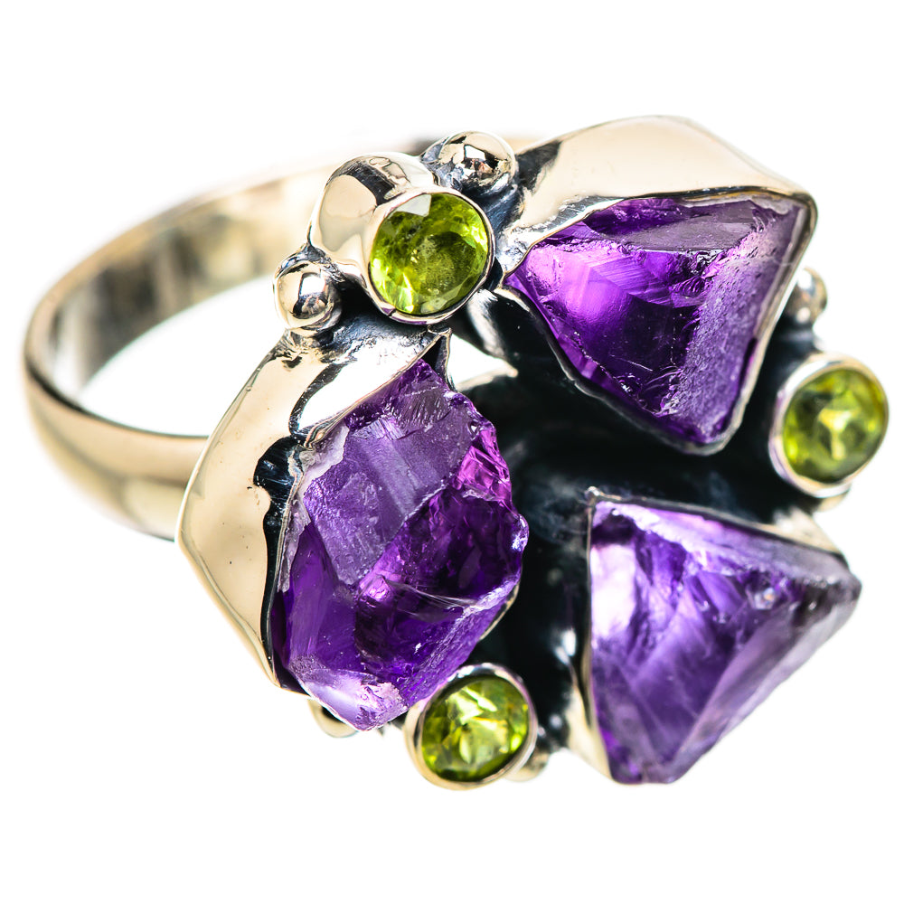 Amethyst Rings handcrafted by Anasilvercos - RING133809 - Photo 2