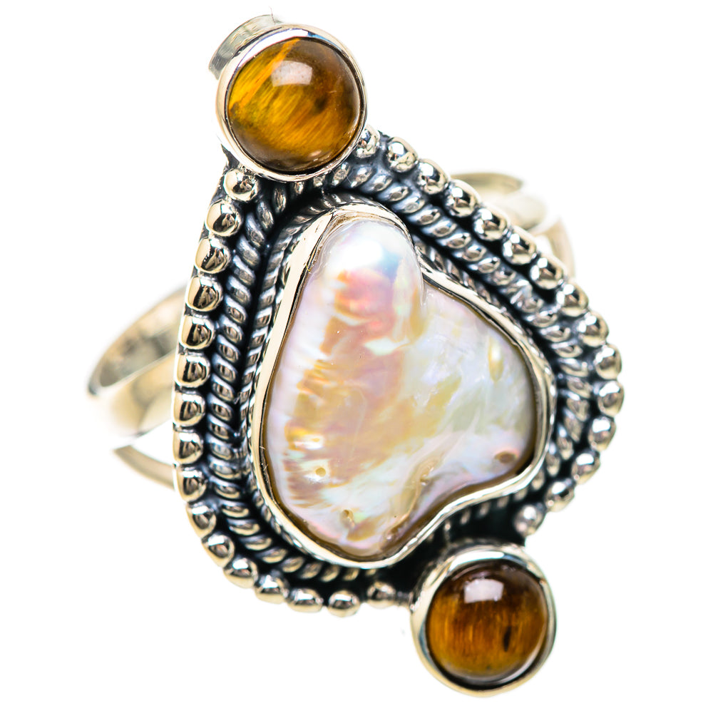 Mother Of Pearl Rings handcrafted by Anasilvercos - RING133843 - Photo 2