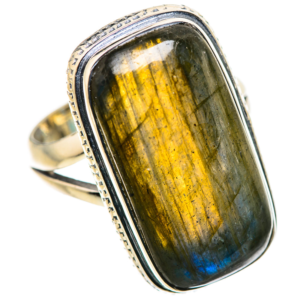 Labradorite Rings handcrafted by Anasilvercos - RING133855 - Photo 2