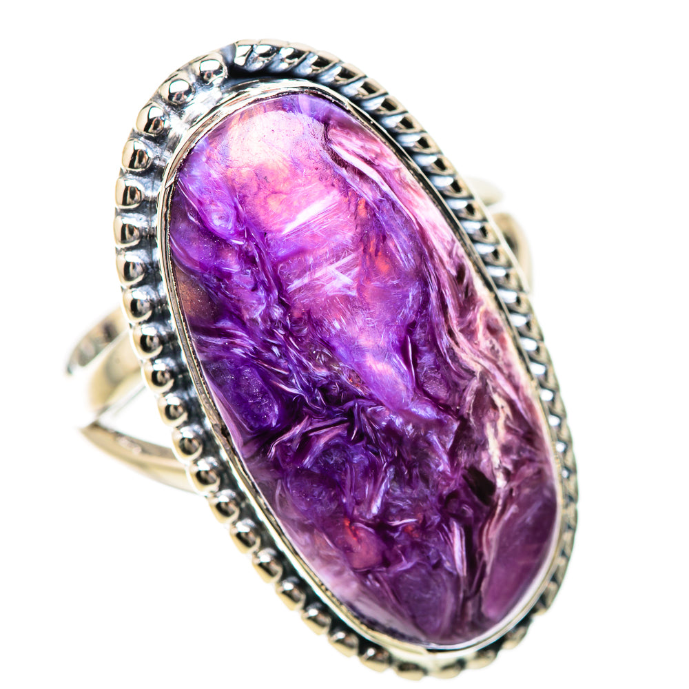 Charoite Rings handcrafted by Anasilvercos - RING133875 - Photo 2