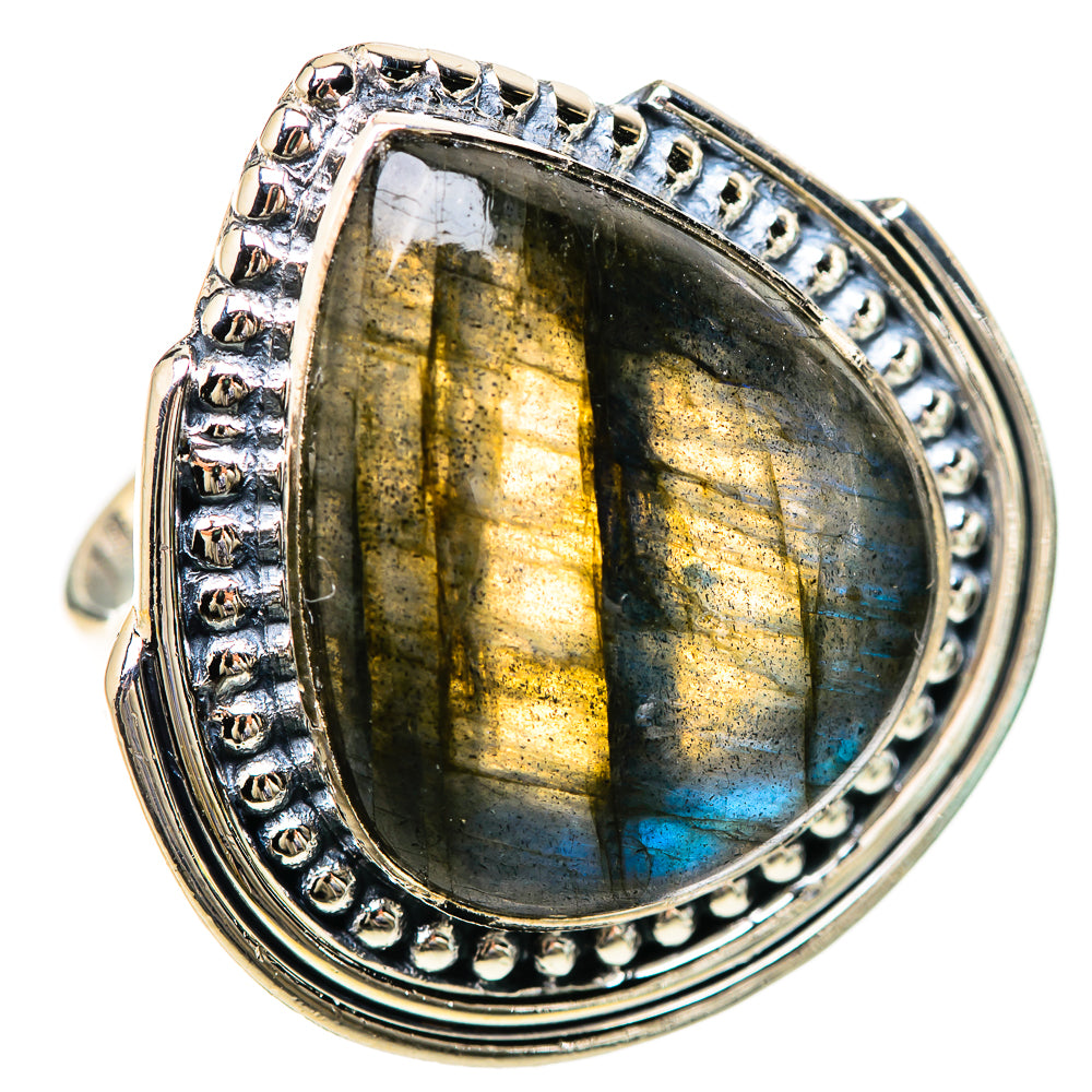 Labradorite Rings handcrafted by Anasilvercos - RING133884 - Photo 2