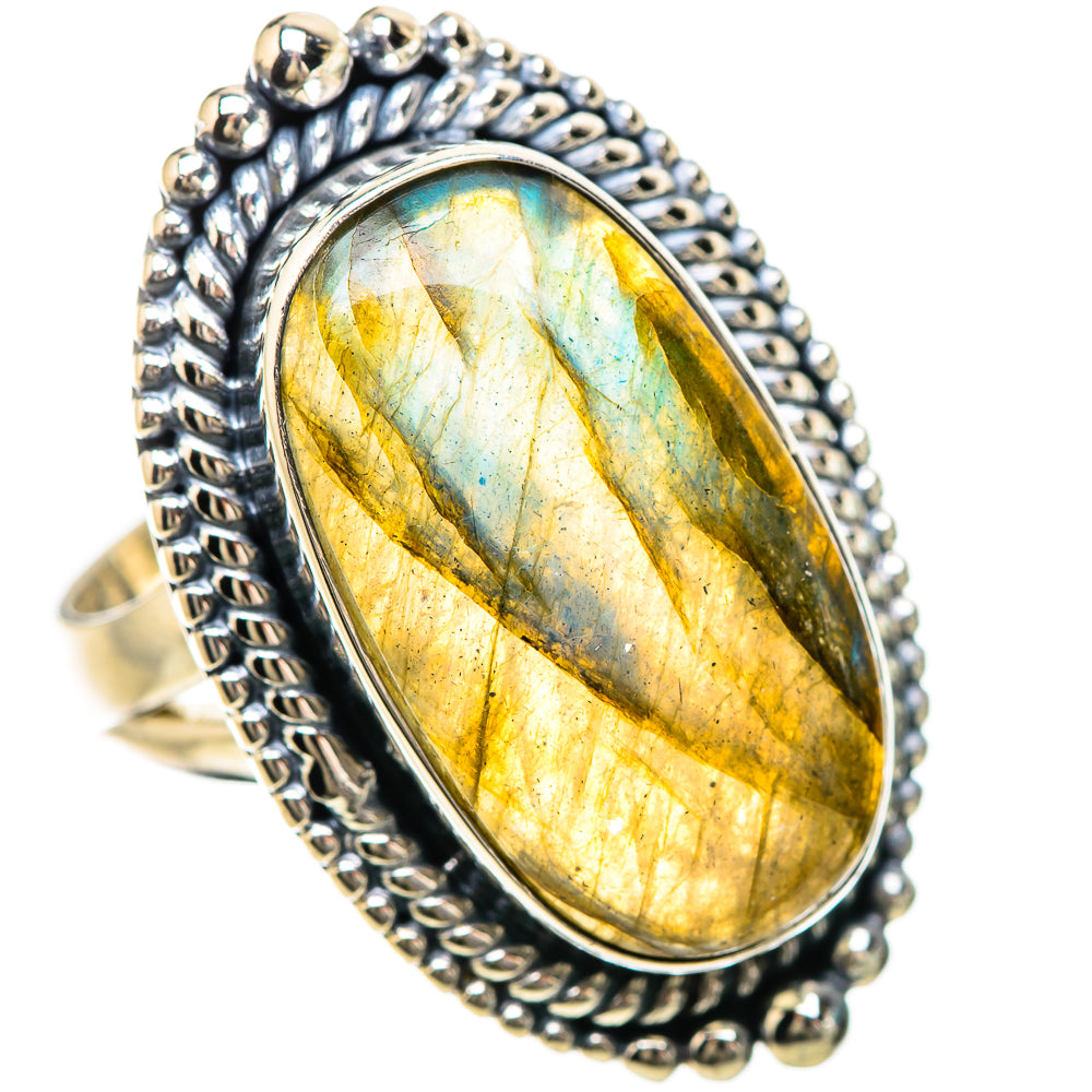 Labradorite Rings handcrafted by Anasilvercos - RING133887 - Photo 2