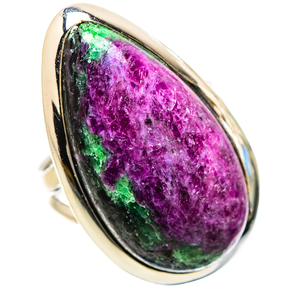 Ruby Zoisite Rings handcrafted by Anasilvercos - RING133908 - Photo 2