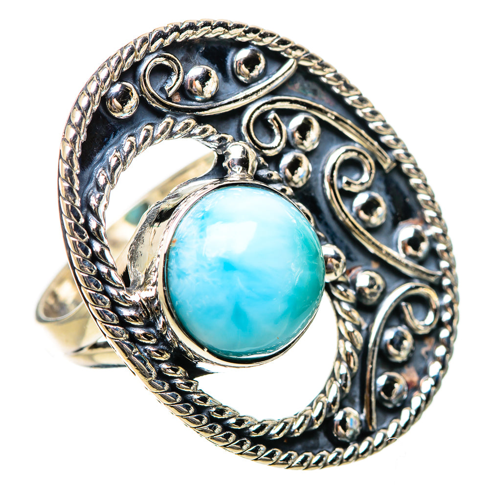 Larimar Rings handcrafted by Anasilvercos - RING133915 - Photo 2