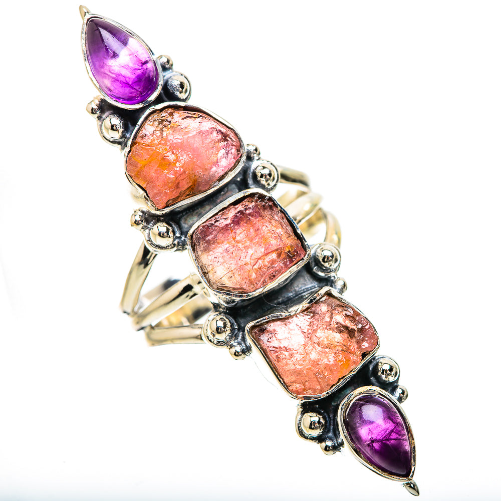 Rose Quartz Rings handcrafted by Anasilvercos - RING133925 - Photo 2