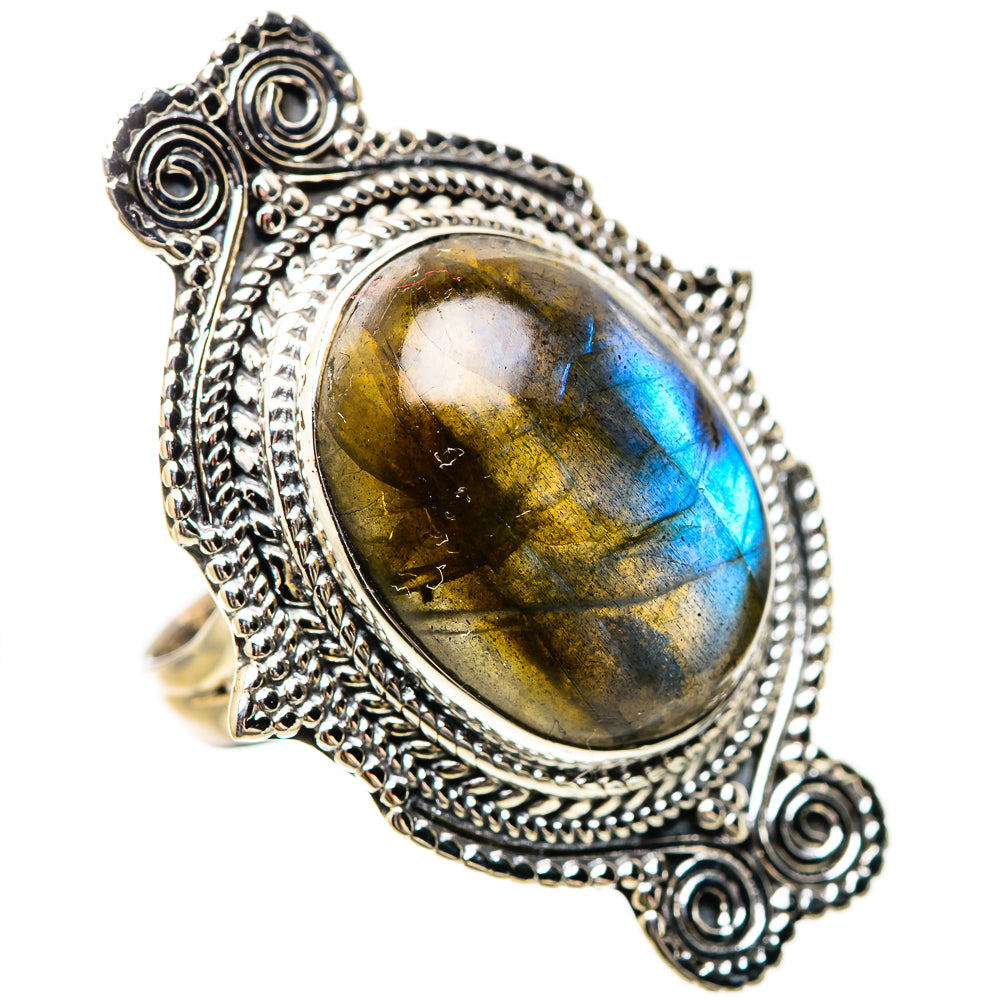 Labradorite Rings handcrafted by Anasilvercos - RING133932 - Photo 2