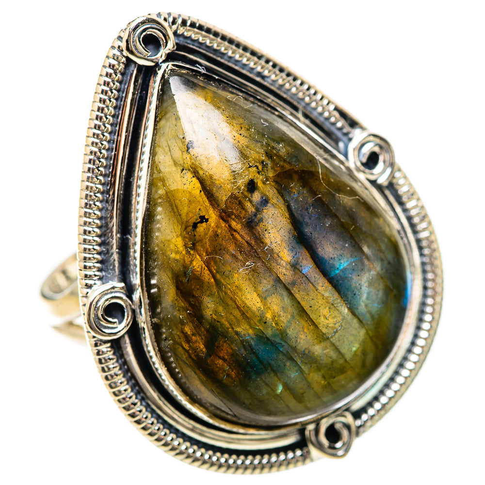 Labradorite Rings handcrafted by Anasilvercos - RING133936 - Photo 2