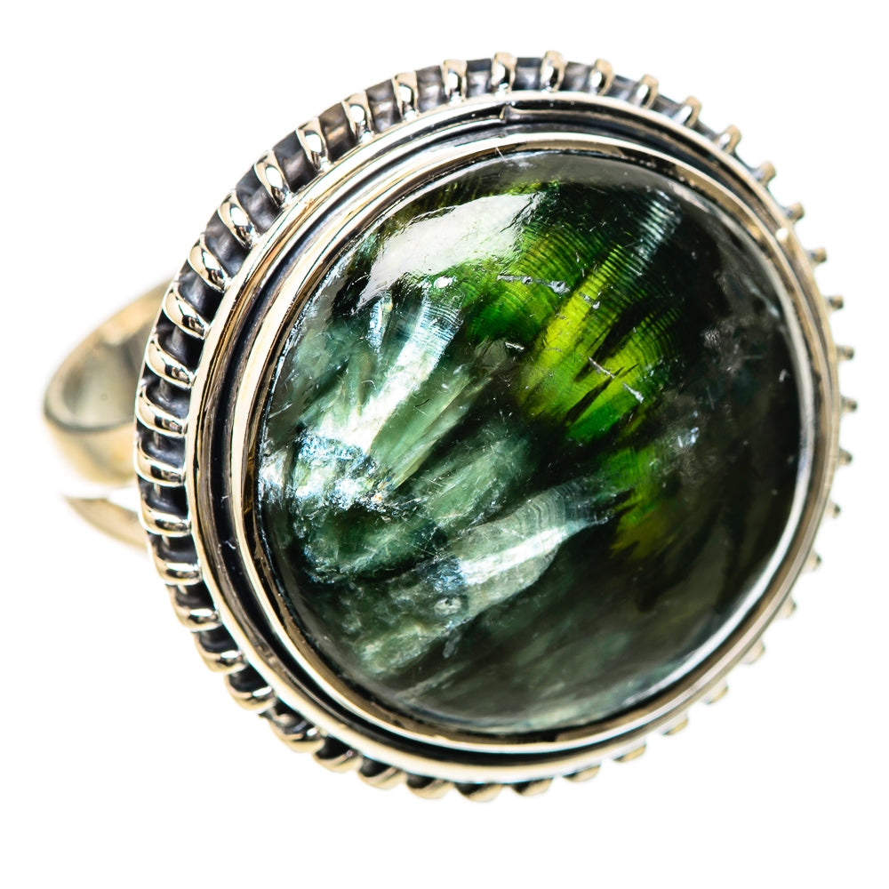 Seraphinite Rings handcrafted by Anasilvercos - RING133941 - Photo 2