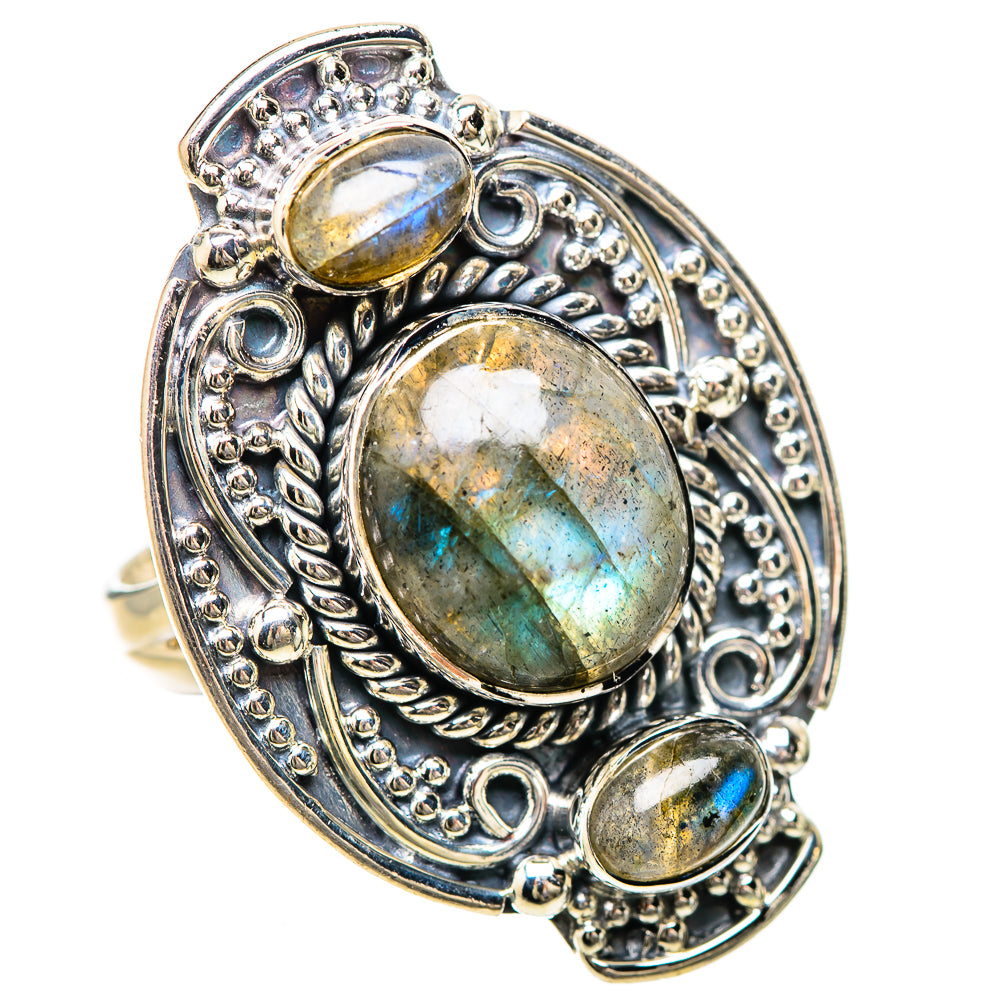 Labradorite Rings handcrafted by Anasilvercos - RING133959 - Photo 2