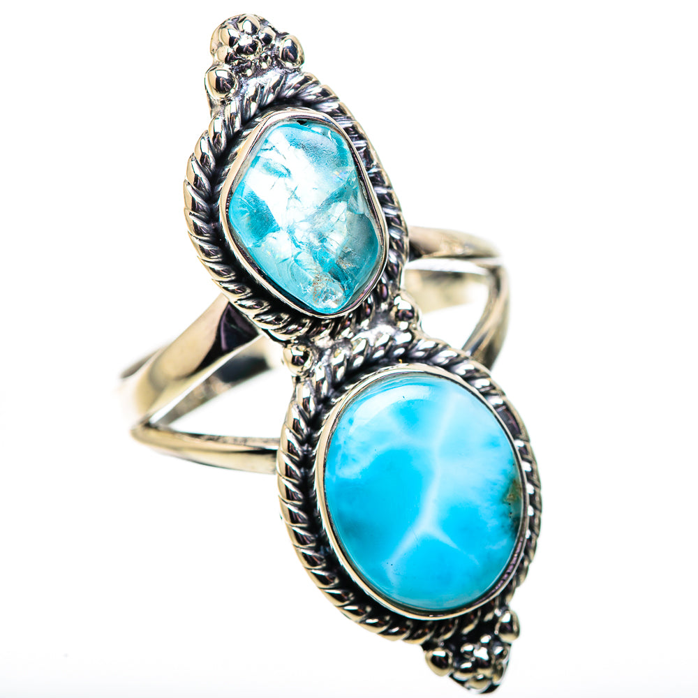 Larimar Rings handcrafted by Anasilvercos - RING133965 - Photo 2