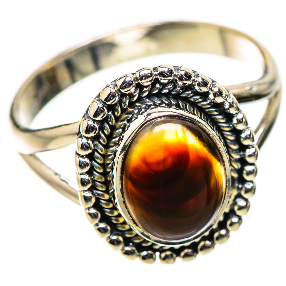 Mexican Fire Agate Rings handcrafted by Anasilvercos - RING133998 - Photo 2