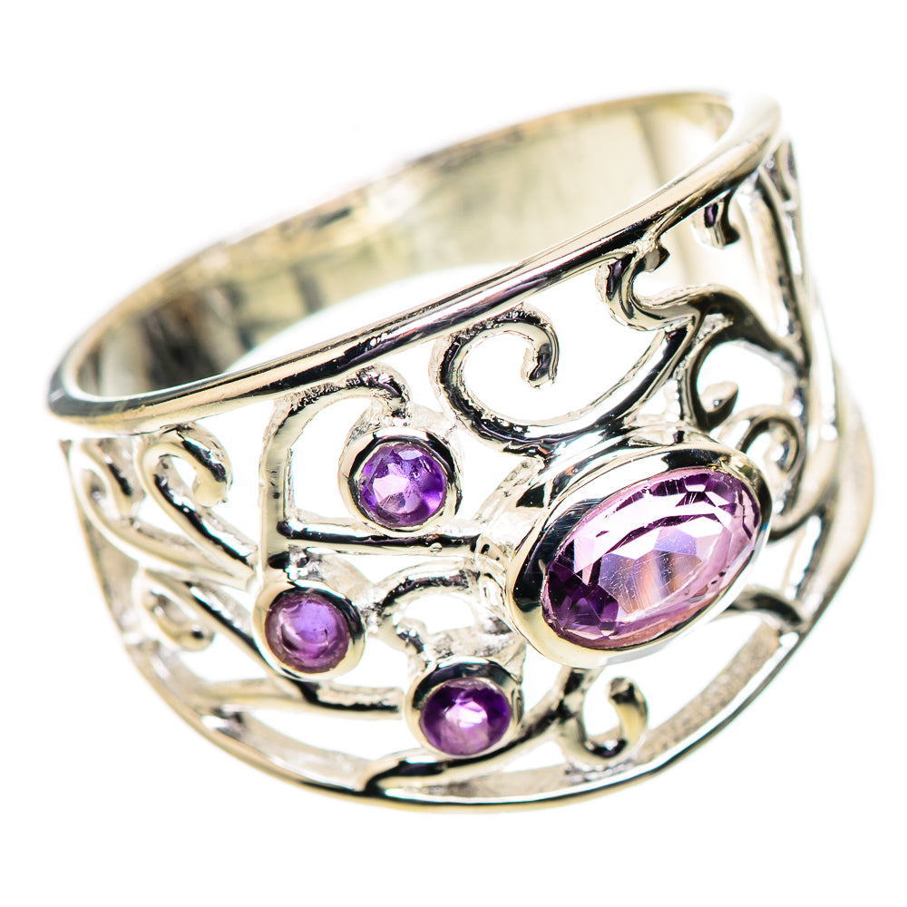 Amethyst Rings handcrafted by Anasilvercos - RING134005 - Photo 2