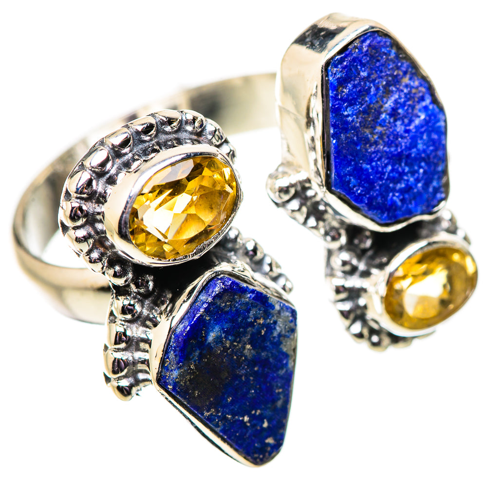 Lapis Lazuli Rings handcrafted by Anasilvercos - RING134015 - Photo 2
