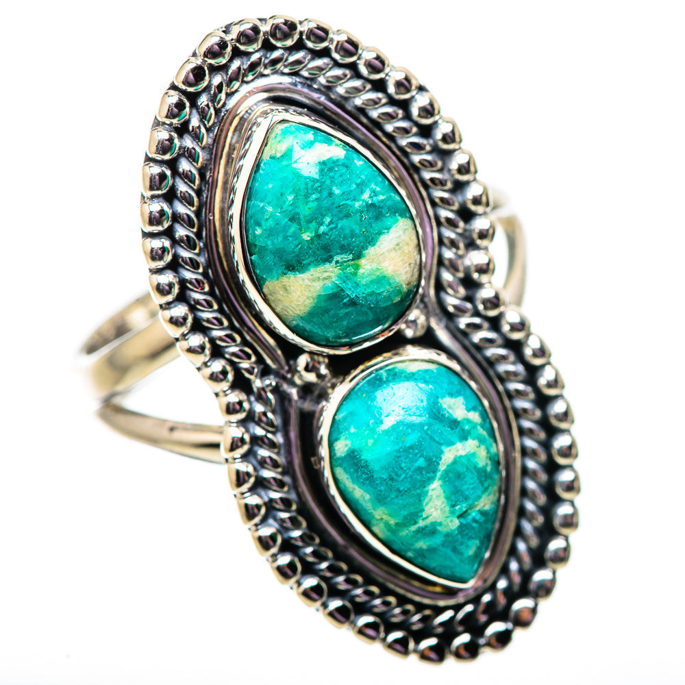 Amazonite Rings handcrafted by Anasilvercos - RING134022 - Photo 2
