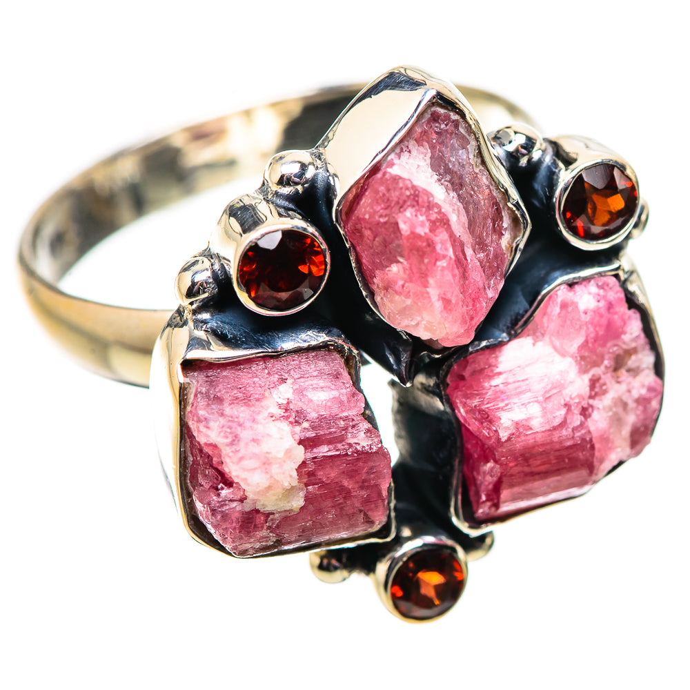 Pink Tourmaline Rings handcrafted by Anasilvercos - RING134029 - Photo 2
