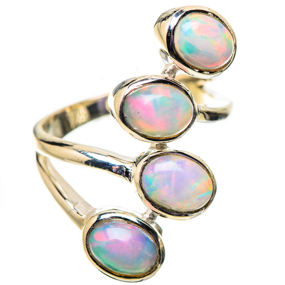 Ethiopian Opal Rings handcrafted by Anasilvercos - RING134040 - Photo 2
