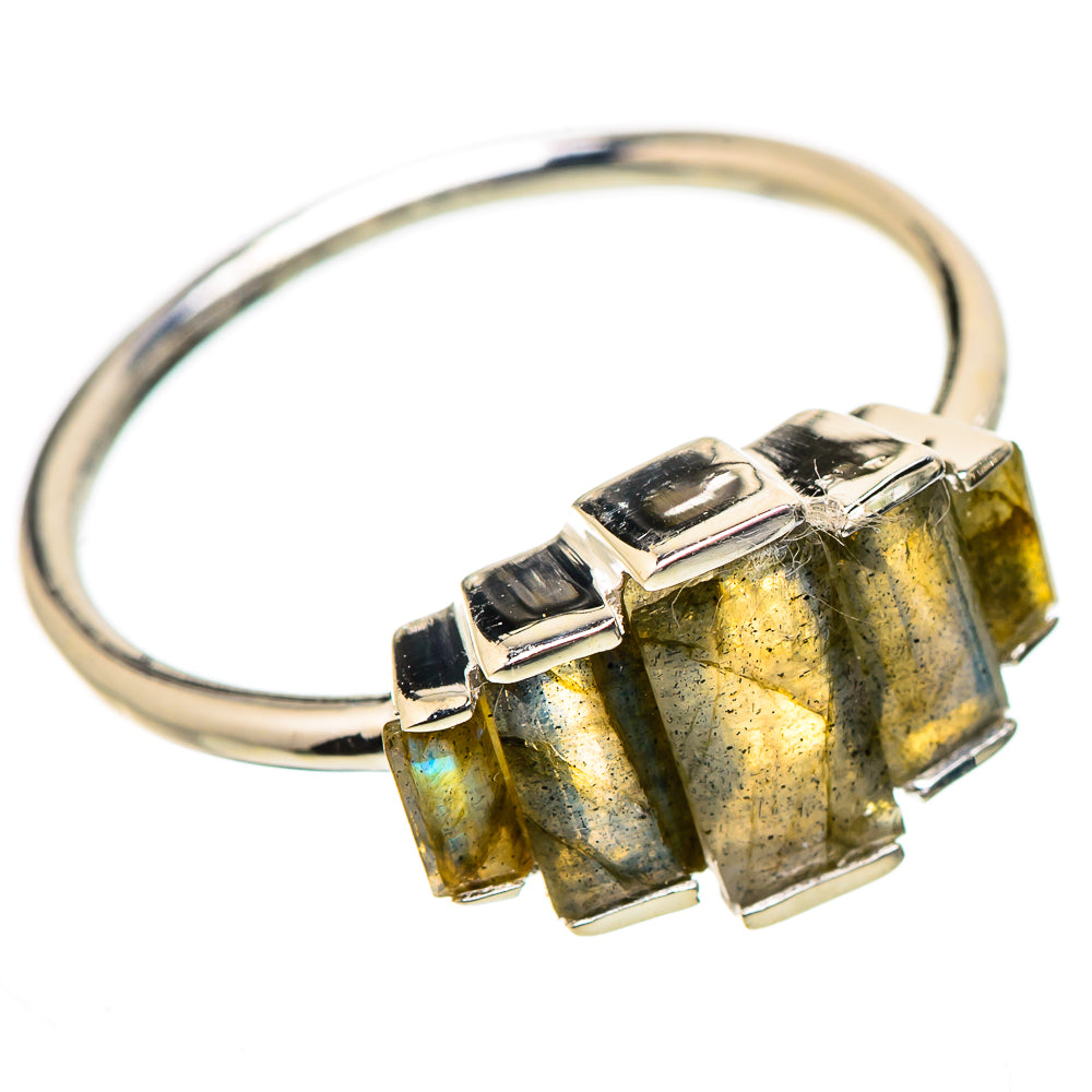 Labradorite Rings handcrafted by Anasilvercos - RING134045 - Photo 2