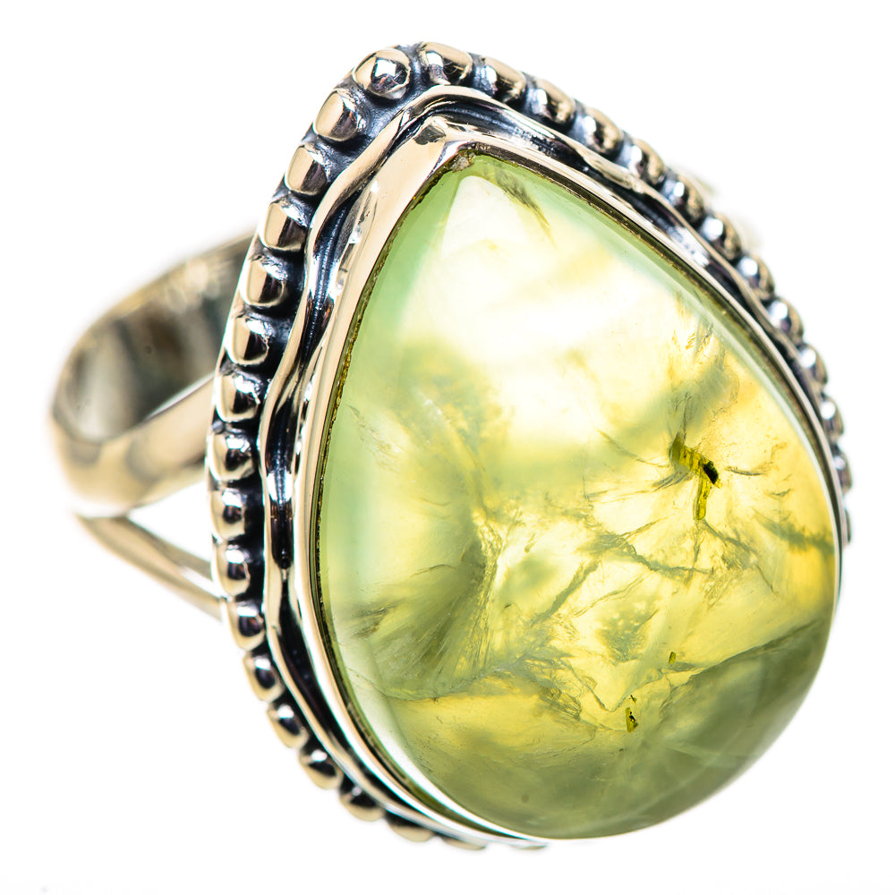 Prehnite Rings handcrafted by Anasilvercos - RING134051 - Photo 2