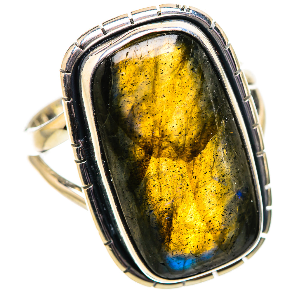 Labradorite Rings handcrafted by Anasilvercos - RING134068 - Photo 2