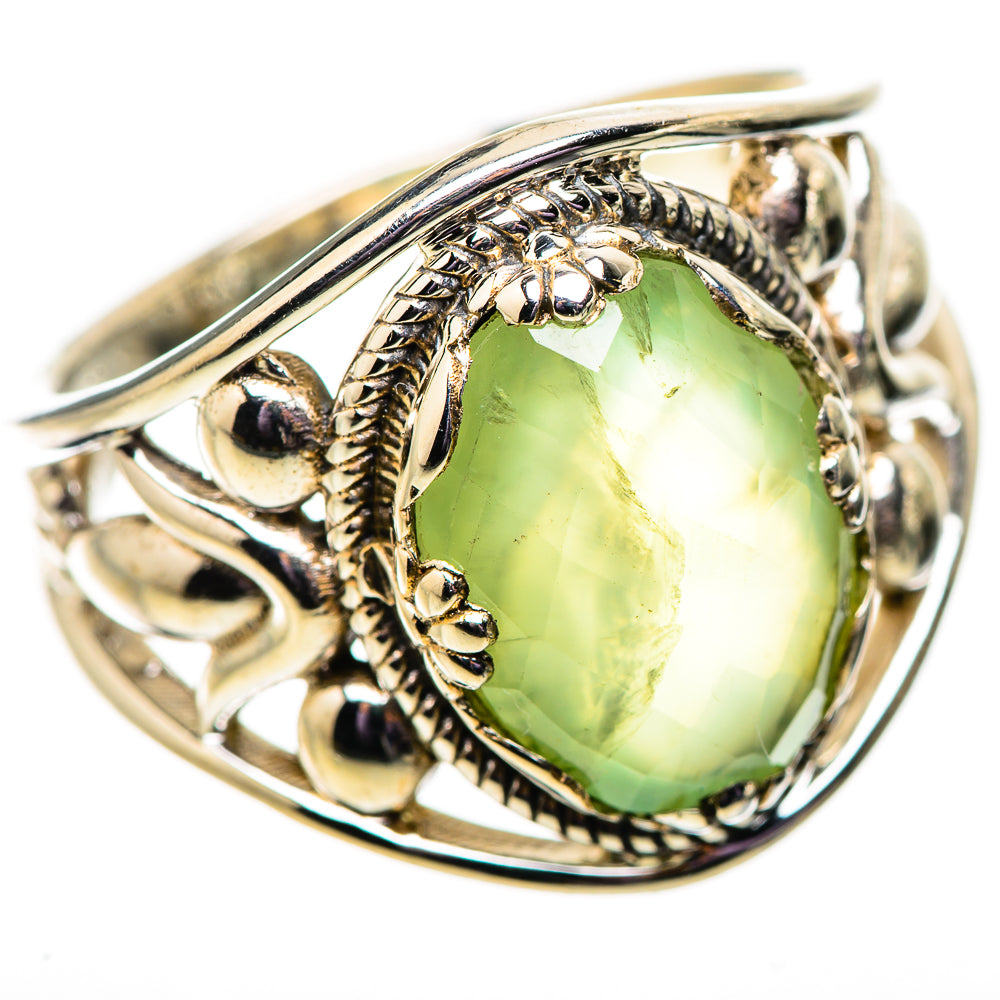 Prehnite Rings handcrafted by Anasilvercos - RING134076 - Photo 2