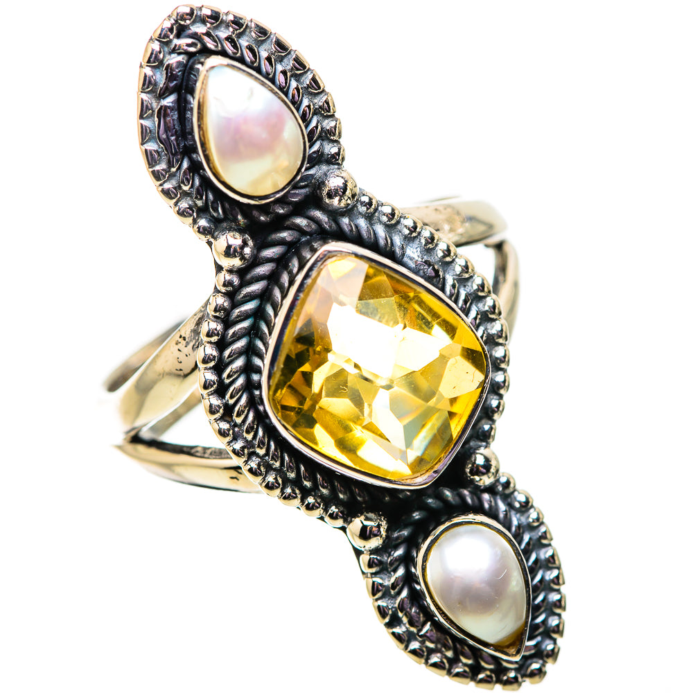 Citrine Rings handcrafted by Anasilvercos - RING134078 - Photo 2