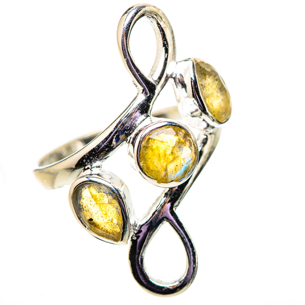 Labradorite Rings handcrafted by Anasilvercos - RING134089 - Photo 2