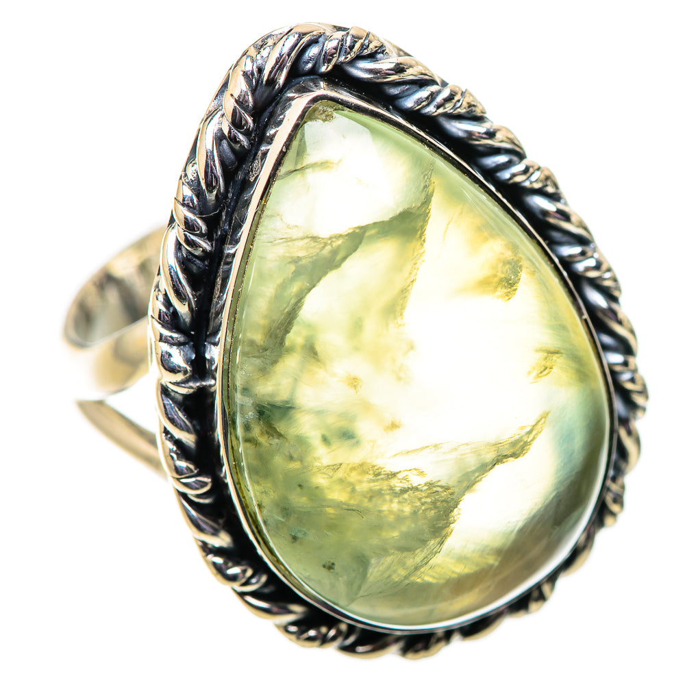 Prehnite Rings handcrafted by Anasilvercos - RING134099 - Photo 2