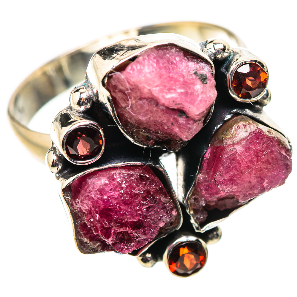 Pink Tourmaline Rings handcrafted by Anasilvercos - RING134130 - Photo 2