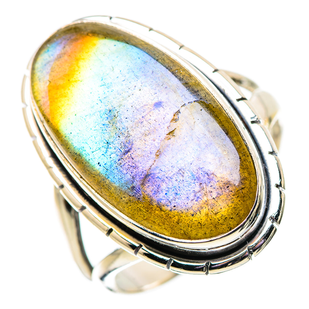 Labradorite Rings handcrafted by Anasilvercos - RING134137 - Photo 2