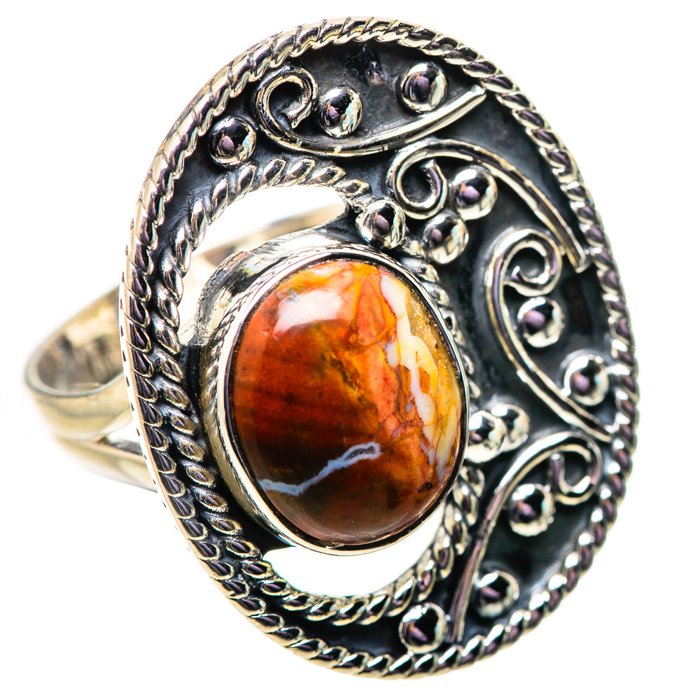 Butterfly Jasper Rings handcrafted by Anasilvercos - RING134148 - Photo 2