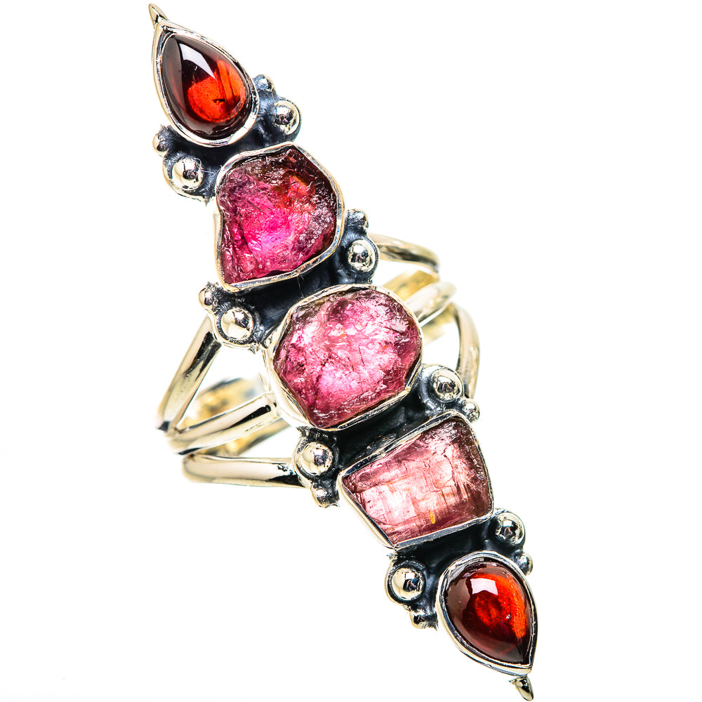Pink Tourmaline Rings handcrafted by Anasilvercos - RING134151 - Photo 2