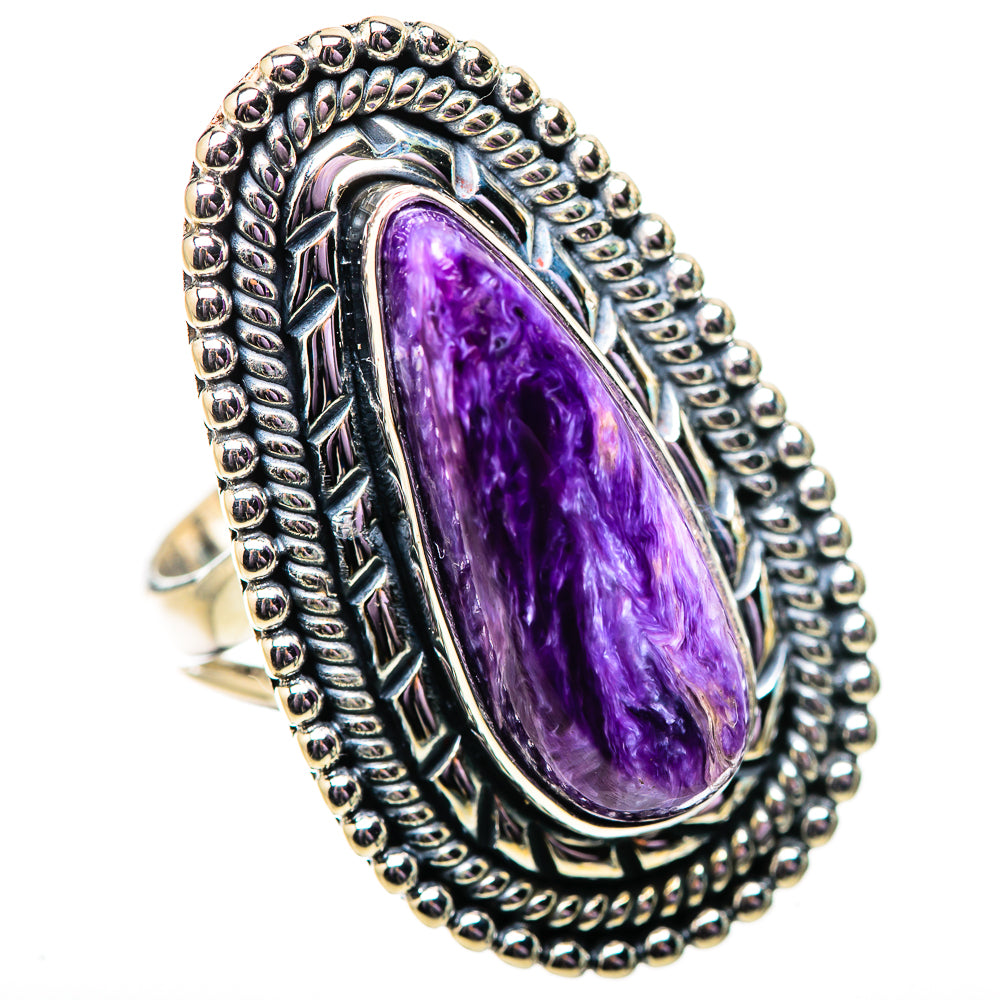 Charoite Rings handcrafted by Anasilvercos - RING134152 - Photo 2