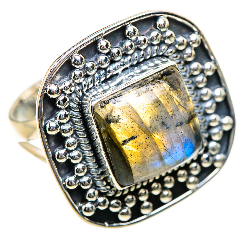 Labradorite Rings handcrafted by Anasilvercos - RING134160 - Photo 2