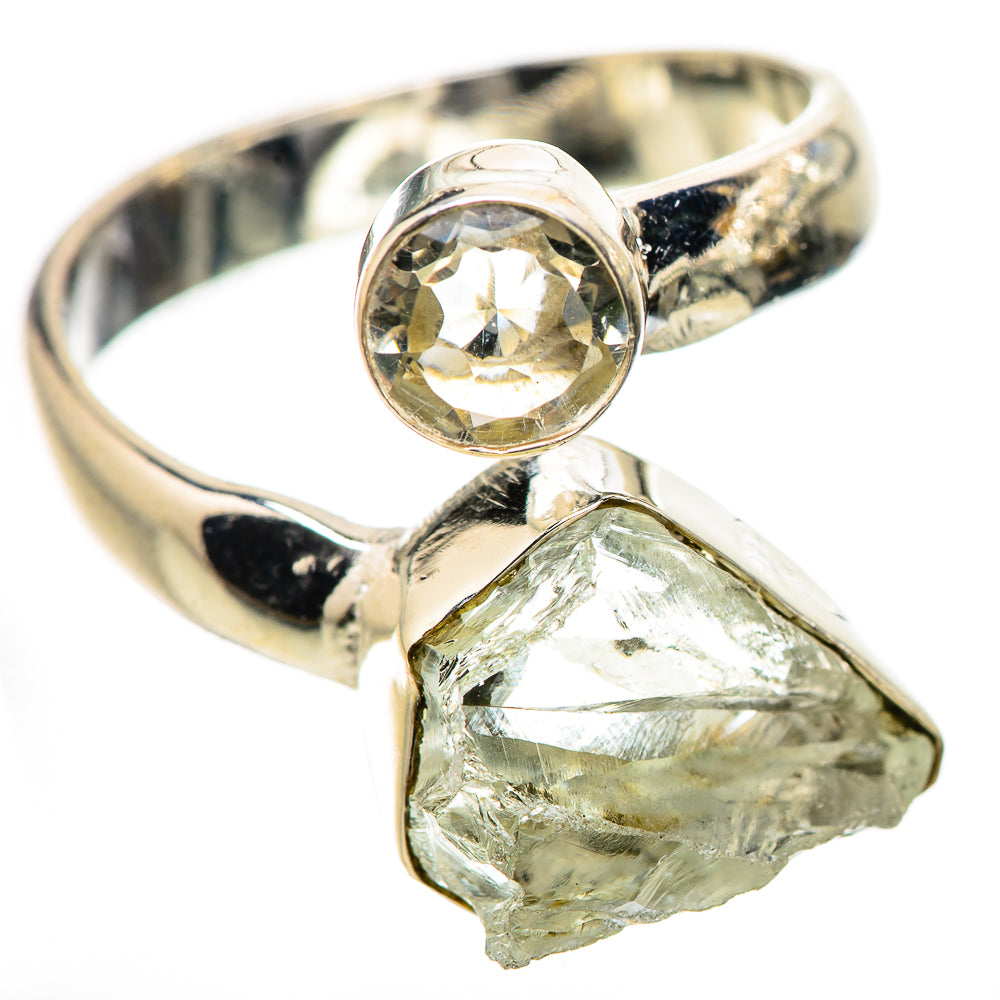 Herkimer Diamond, White Quartz Rings handcrafted by Anasilvercos - RING134254 - Photo 2