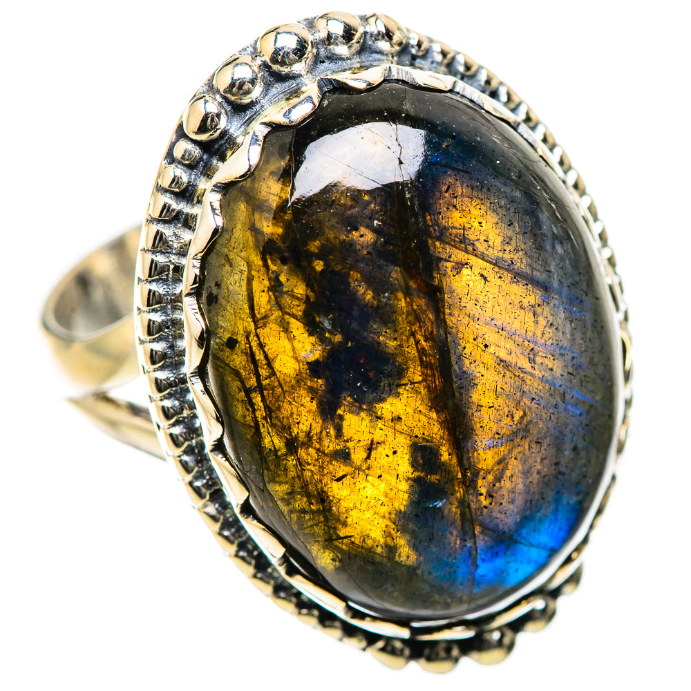 Labradorite Rings handcrafted by Anasilvercos - RING134257 - Photo 2