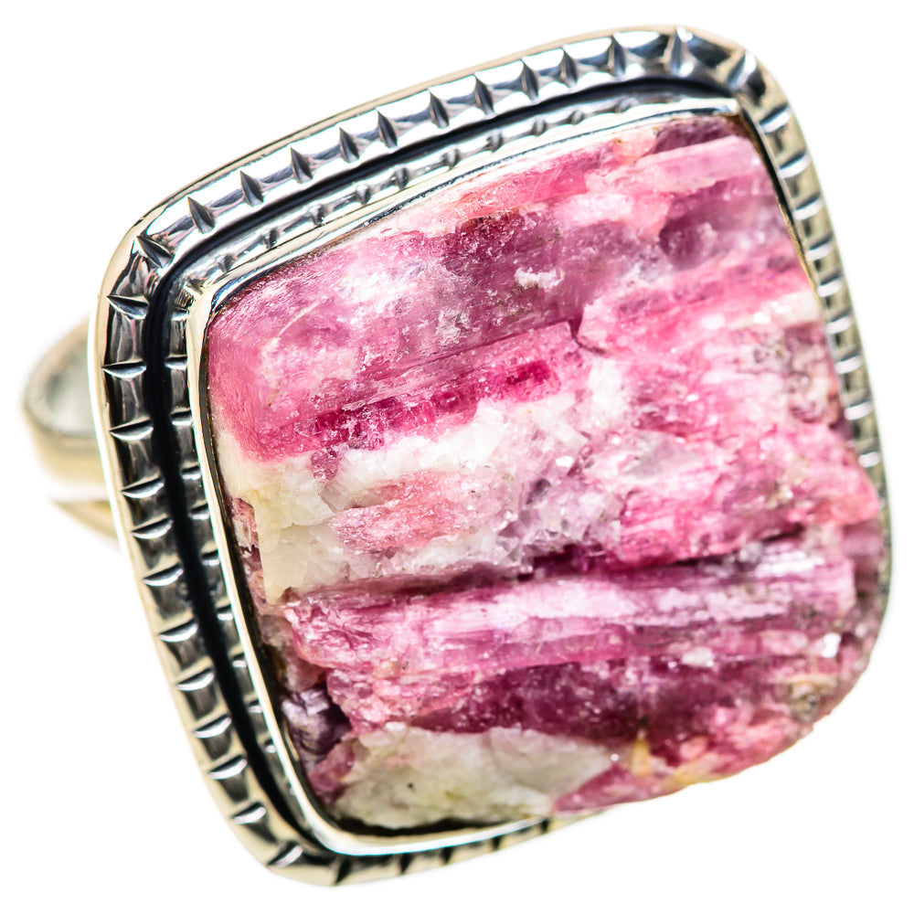 Pink Tourmaline In Quartz Rings handcrafted by Anasilvercos - RING134291 - Photo 2