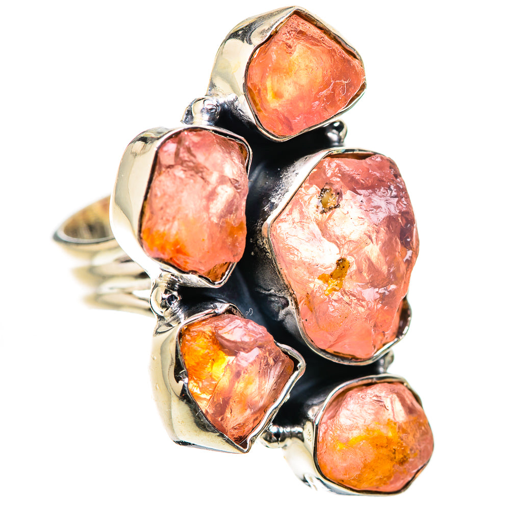 Rose Quartz Rings handcrafted by Anasilvercos - RING134292 - Photo 2