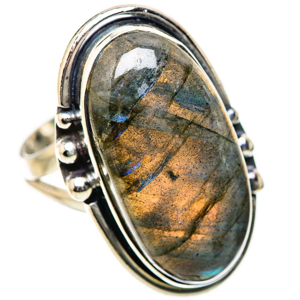 Labradorite Rings handcrafted by Anasilvercos - RING134335 - Photo 2