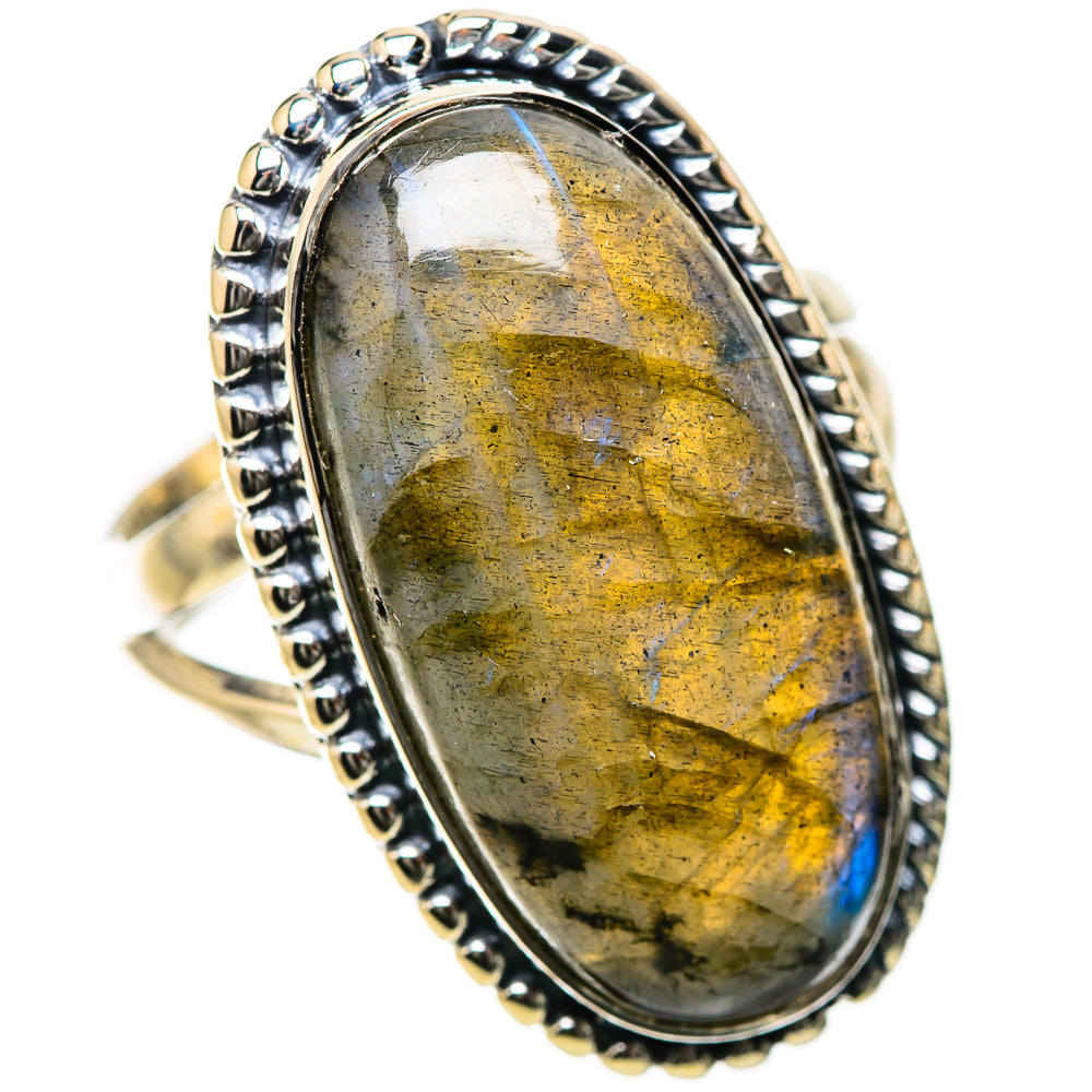 Labradorite Rings handcrafted by Anasilvercos - RING134340 - Photo 2