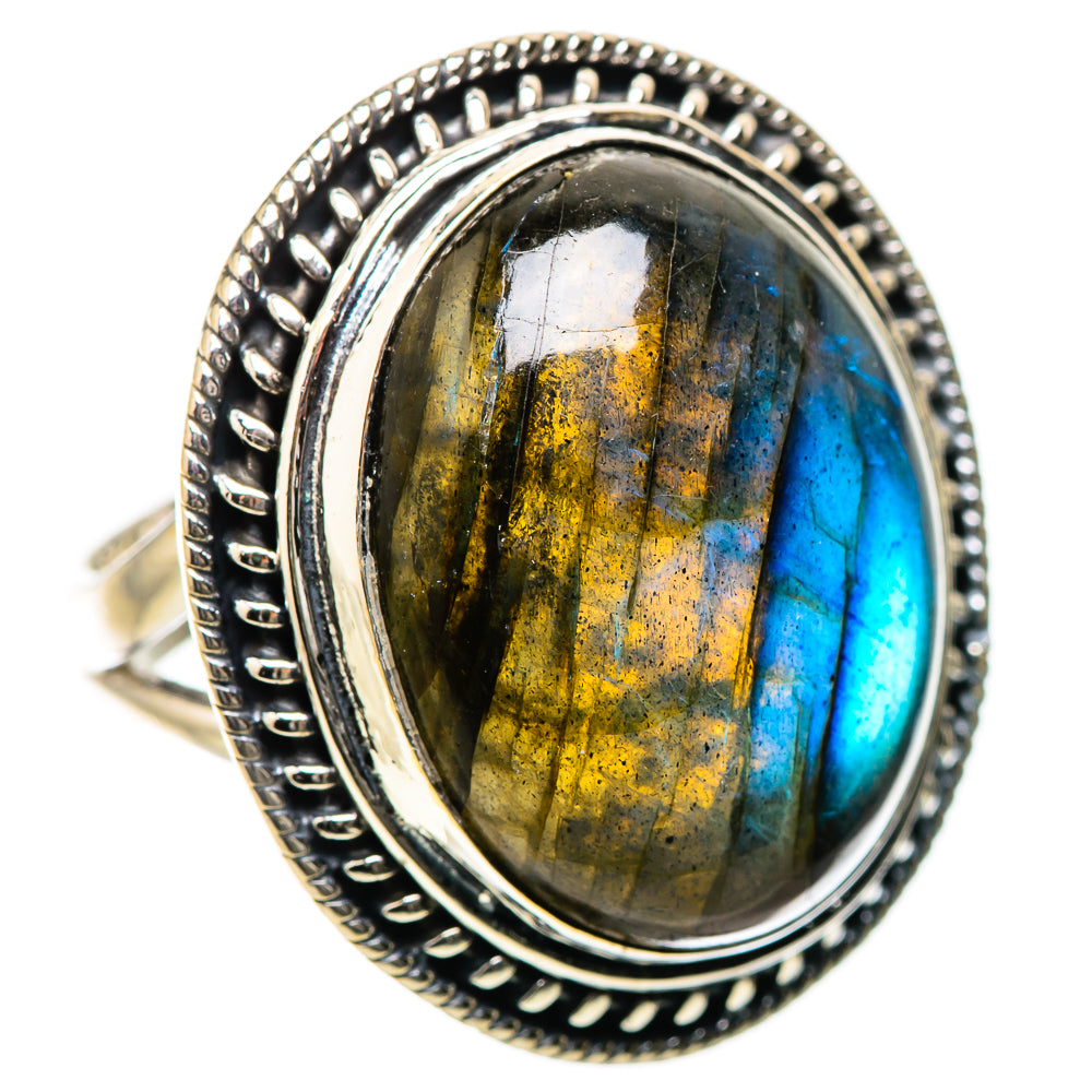 Labradorite Rings handcrafted by Anasilvercos - RING134347 - Photo 2