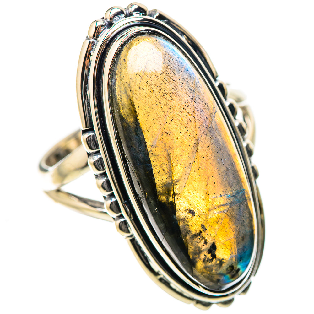 Labradorite Rings handcrafted by Anasilvercos - RING134354 - Photo 2