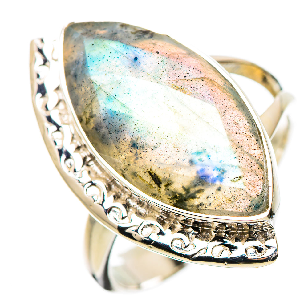 Labradorite Rings handcrafted by Anasilvercos - RING134379 - Photo 2