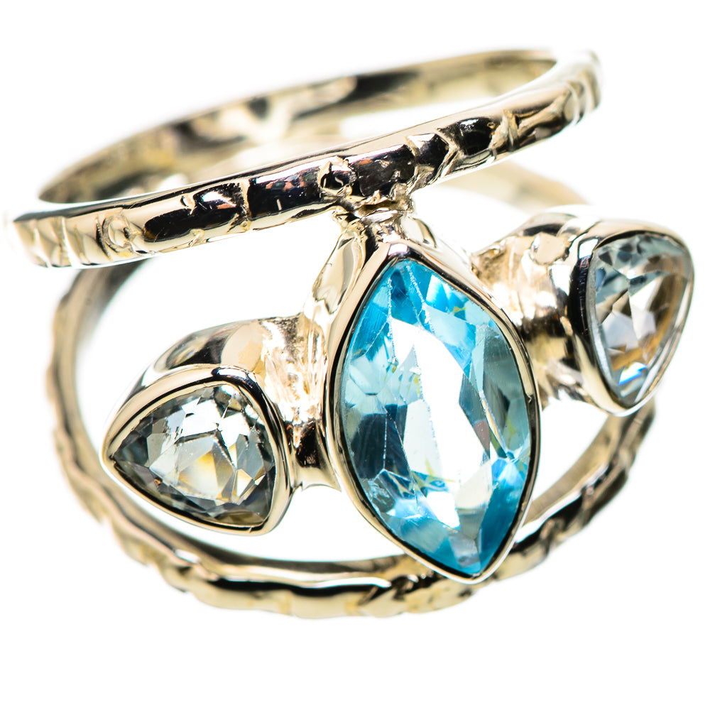Blue Topaz Rings handcrafted by Anasilvercos - RING134380 - Photo 2