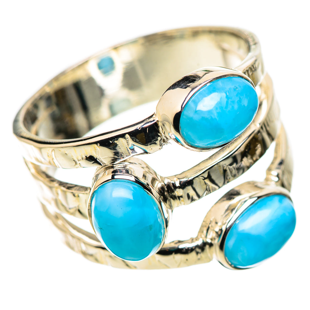 Larimar Rings handcrafted by Anasilvercos - RING134384 - Photo 2