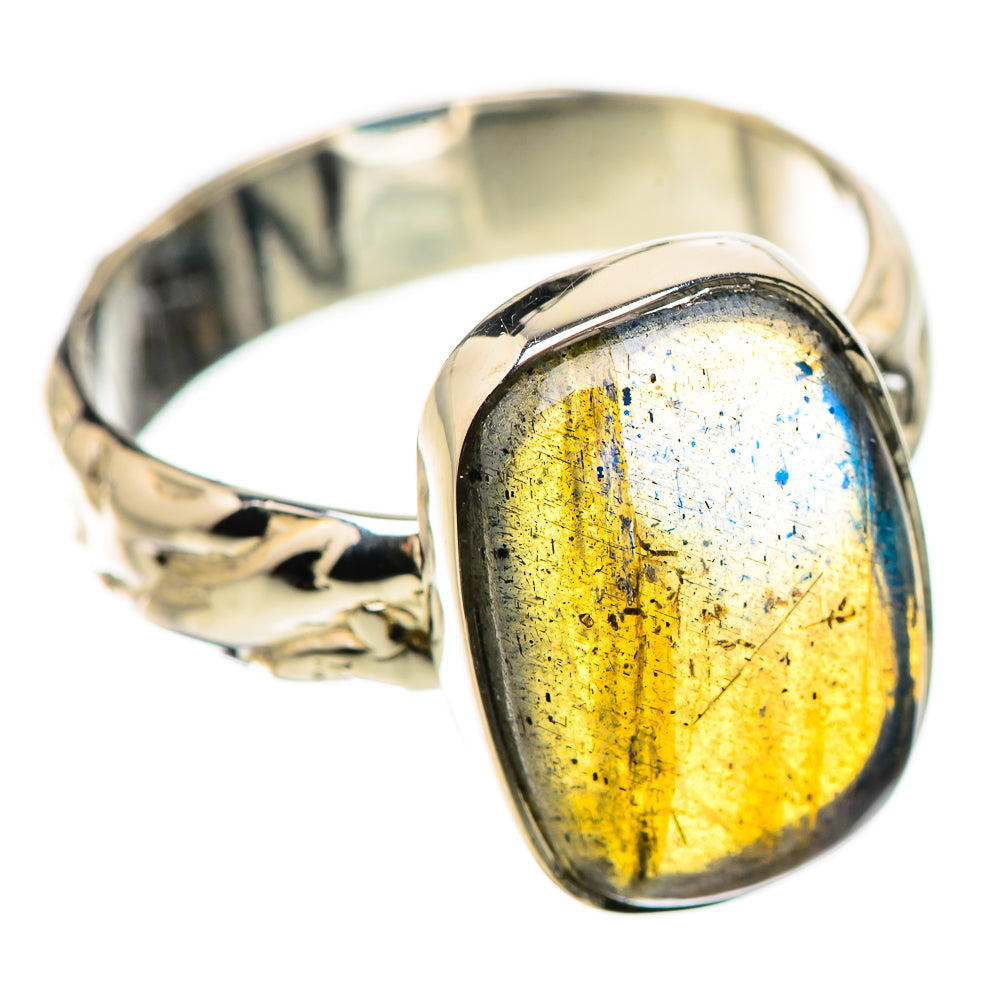 Labradorite Rings handcrafted by Anasilvercos - RING134406 - Photo 2