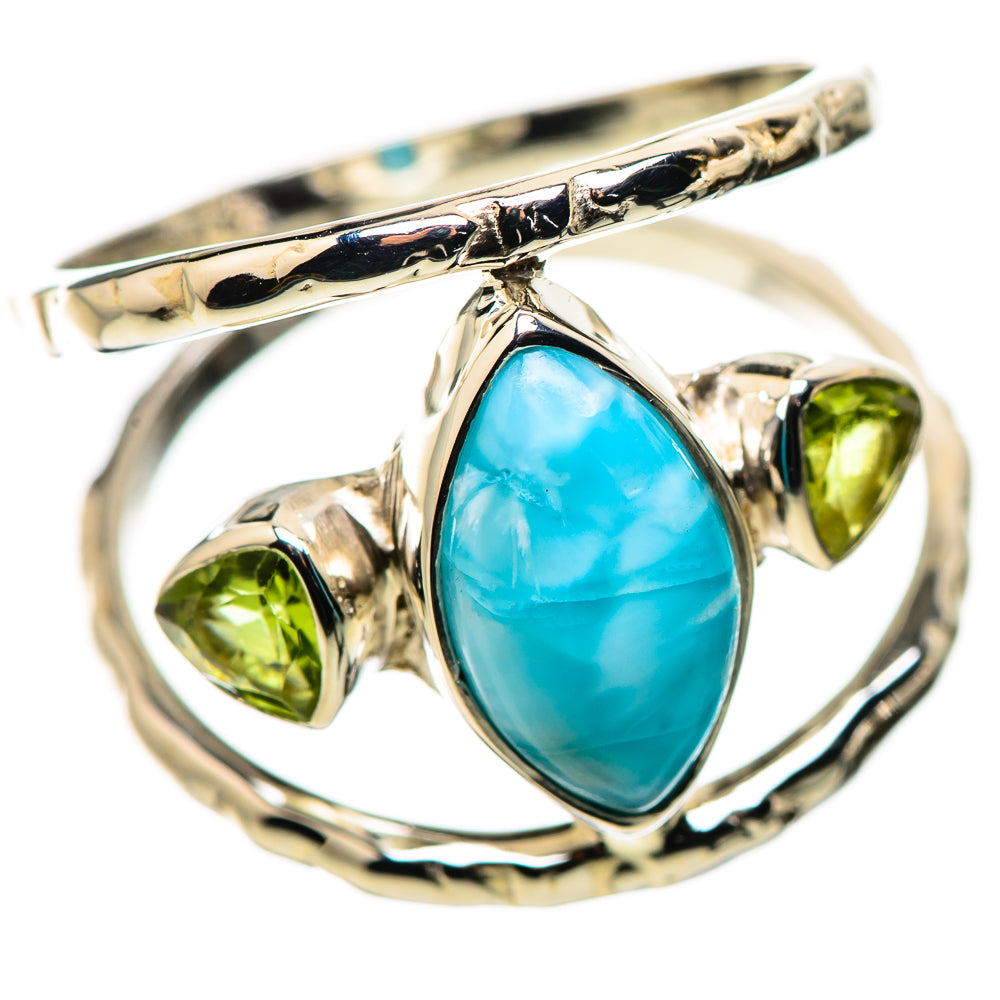 Larimar Rings handcrafted by Anasilvercos - RING134407 - Photo 2