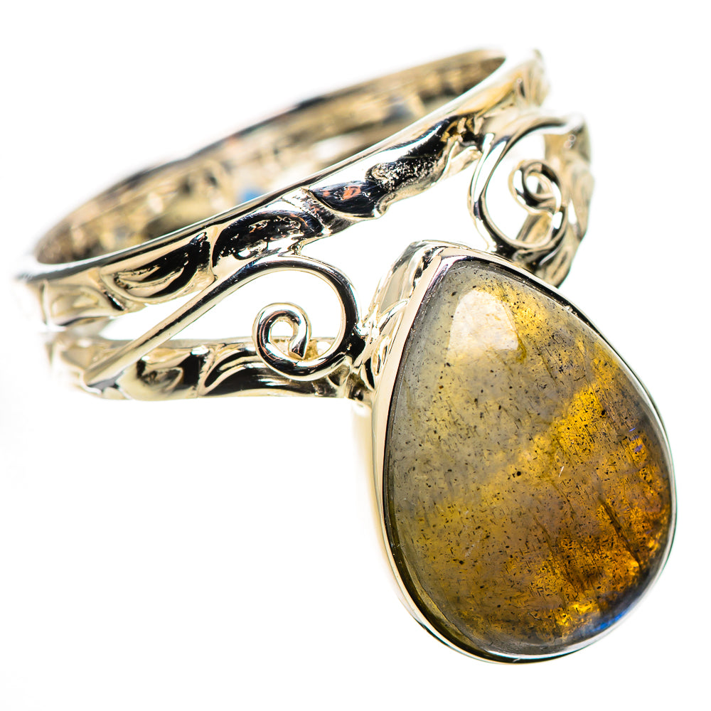 Labradorite Rings handcrafted by Anasilvercos - RING134451 - Photo 2