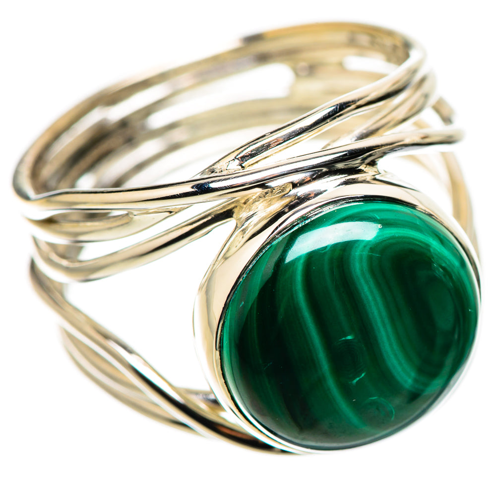 Malachite Rings handcrafted by Anasilvercos - RING134455 - Photo 2